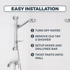 Quoss Freestyle Mixer only with Fittings